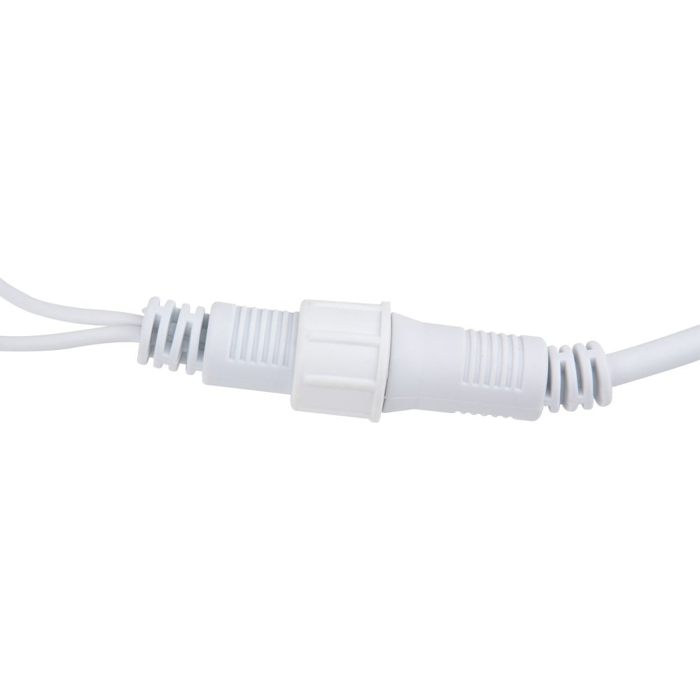 ULD-S1000-120-SWK WHITE IP67 Гирлянда светодиодная со статическим свечением. 10м. Соединяемая.120 светодиодов. Белый свет. Провод белый. ТМ Uniel