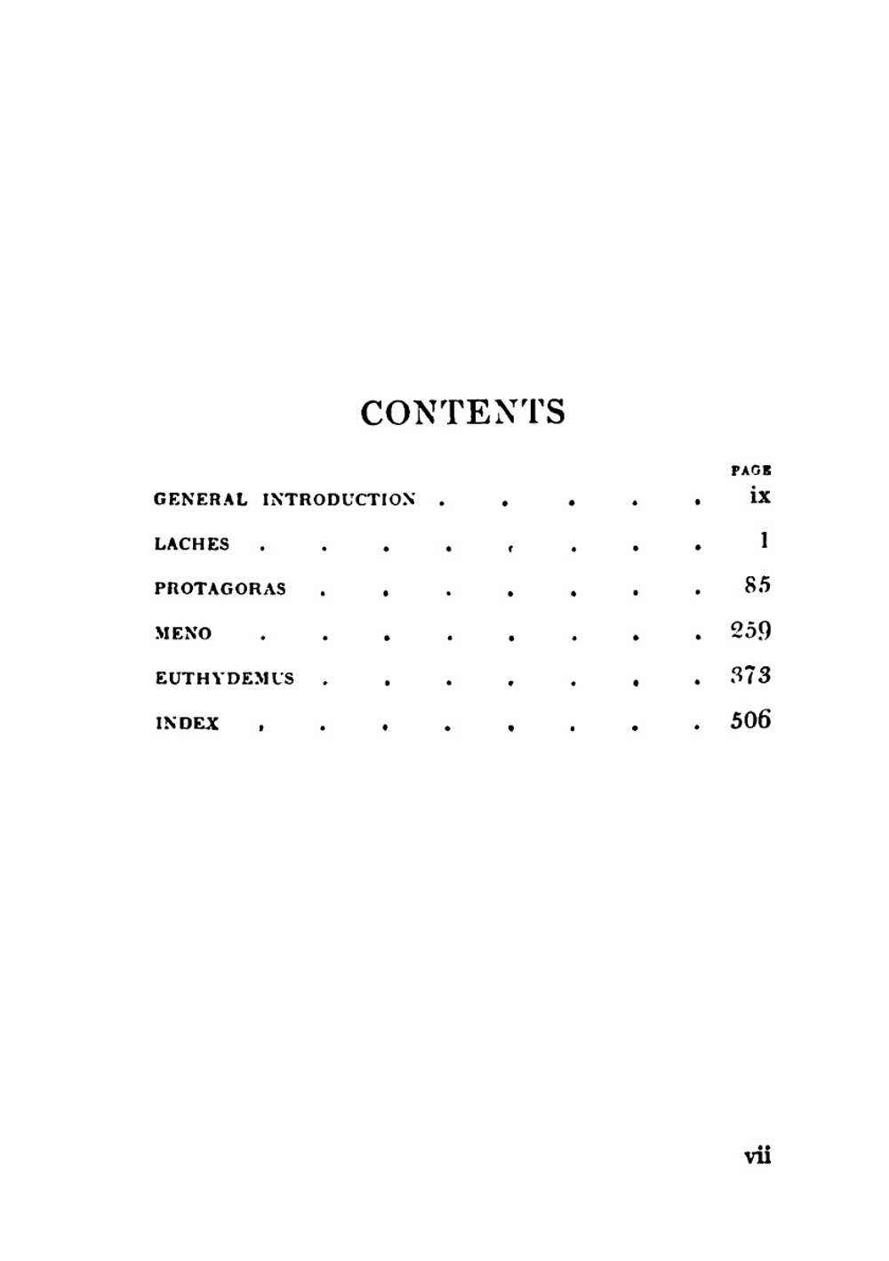 Plato. with an English Translatio. Vol. IV. Laches.  Protagoras.  Meno.  Euthydemus | Plato