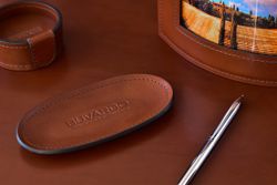 Лоток для мелочей BUVARDO LUX из кожи Full Grain Toscana Tan