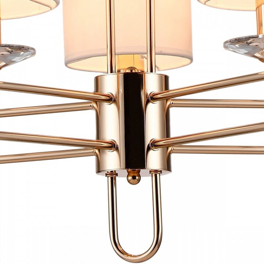 Подвесная люстра ILLUMICO  IL6196-5P-17 GD