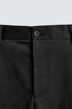 ZARA БРЮКИ ЧИНОС SLIM FIT, ЧЕРНЫЙ