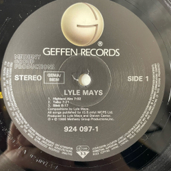 Винтажная виниловая пластинка LP Lyle Mays (Germany 1986)