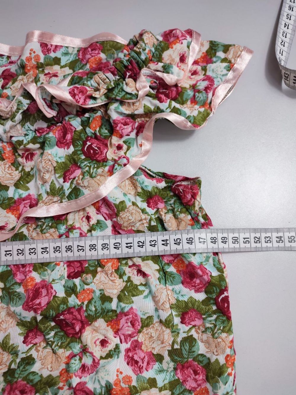 Комбинезон с цветочным принтом 42-44 размер