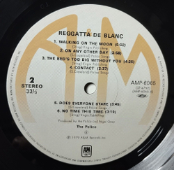 Винтажная виниловая пластинка LP The Police Reggatta De Blanc (Japan 1979) (Obi) Deathwish