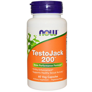 NOW TestoJack 200 60 вегетарианских капсул
