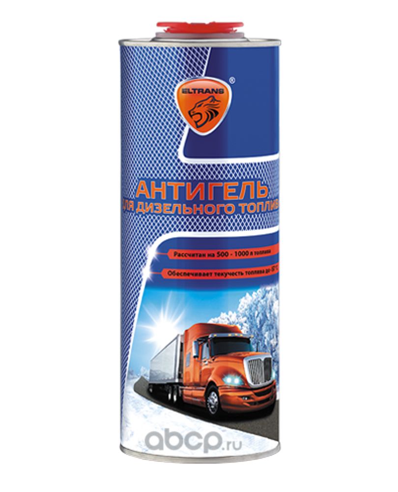 Присадка в топливо /дизель/ 1 л.  Антигель (на 500-1000 л) (ЭЛТРАНС)