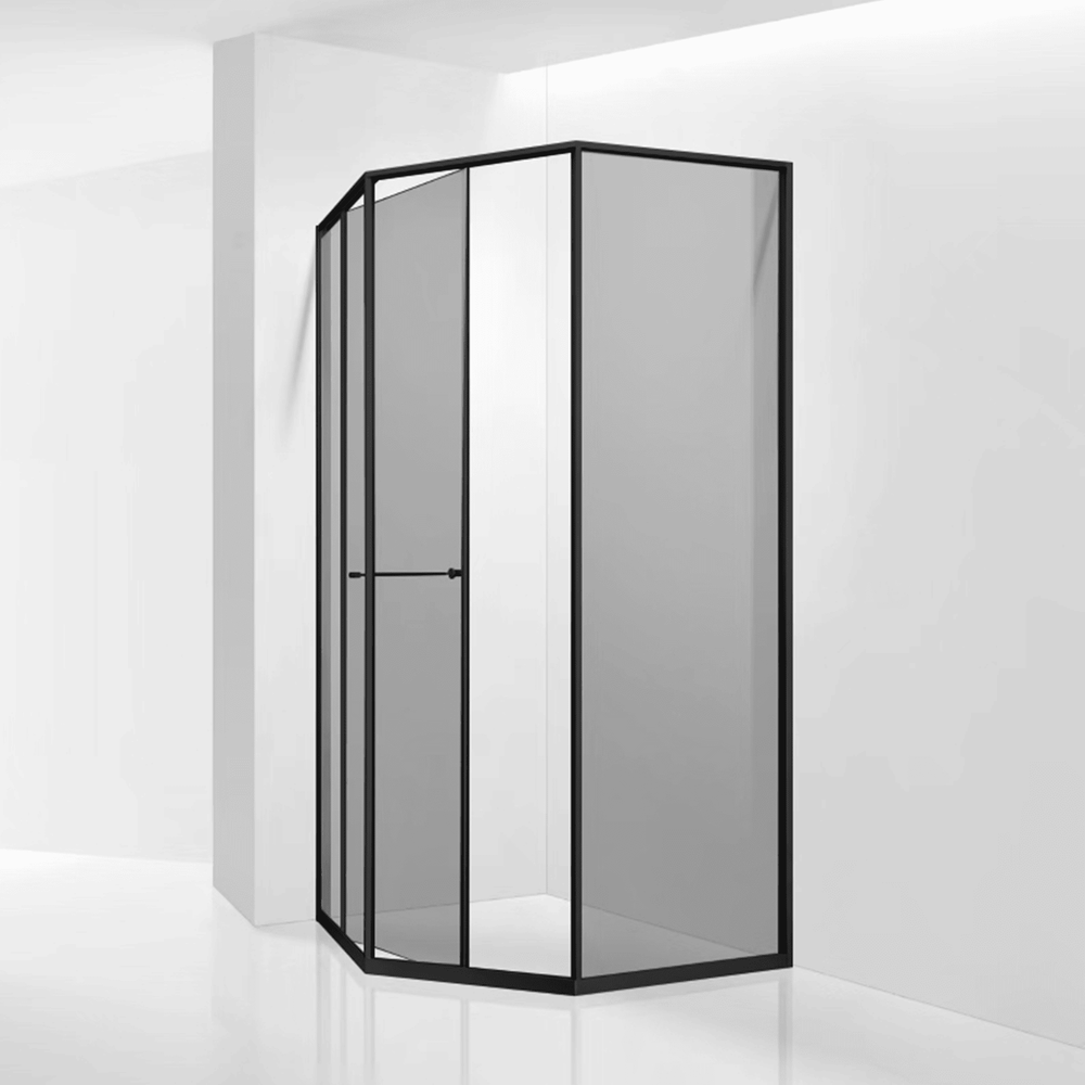 Душевой уголок RGW SV-82B "L" (Тонированное, 800x800)