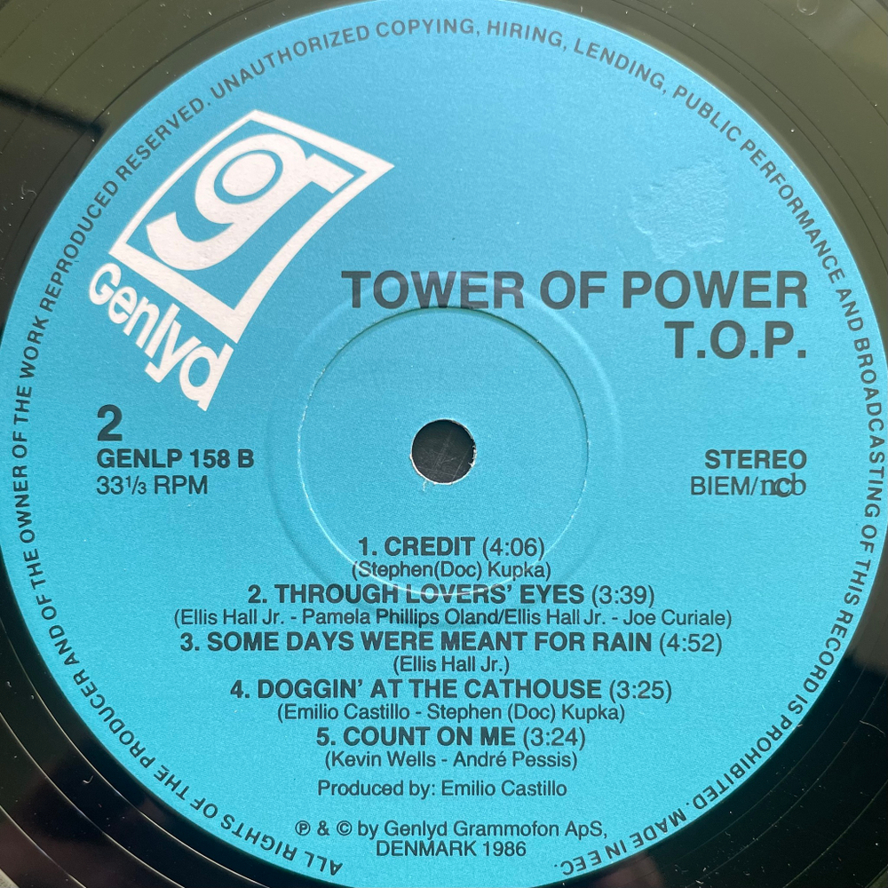Tower Of Power - T.O.P. (Дания 1986г.)