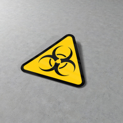Наклейки Biohazard и стикеры Радиация. Стикерпак в стиле сталкер, зомби и апокалипсис.