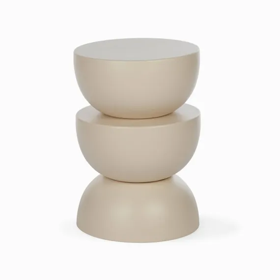 Кофейный столик Prosper Ø32х47 см, белый матовый