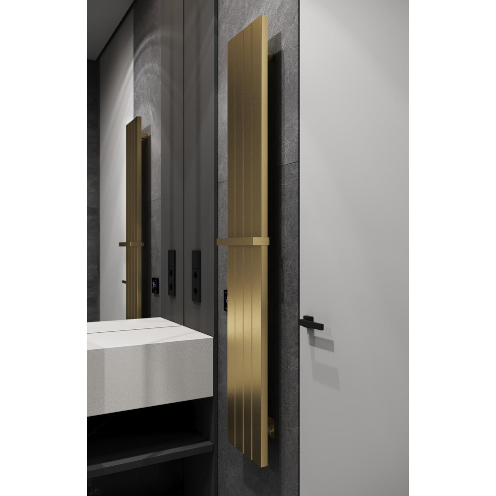 Полотенцесушитель электрический Boheme FLAT 725-MG, MATT GOLD