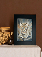 Картина авторская акварельная в паспарту 30х40 см на стену для интерьера "Малыш"