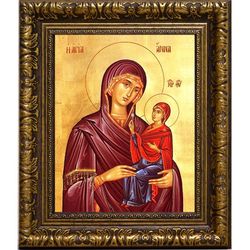 Анна праведная, мать Пресвятой Богородицы. Икона на холсте.