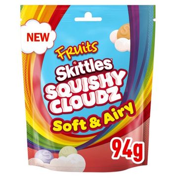 Жевательныe конфеты Skittles Squishy Cloudz Fruits со вкусом фруктов, 94 г