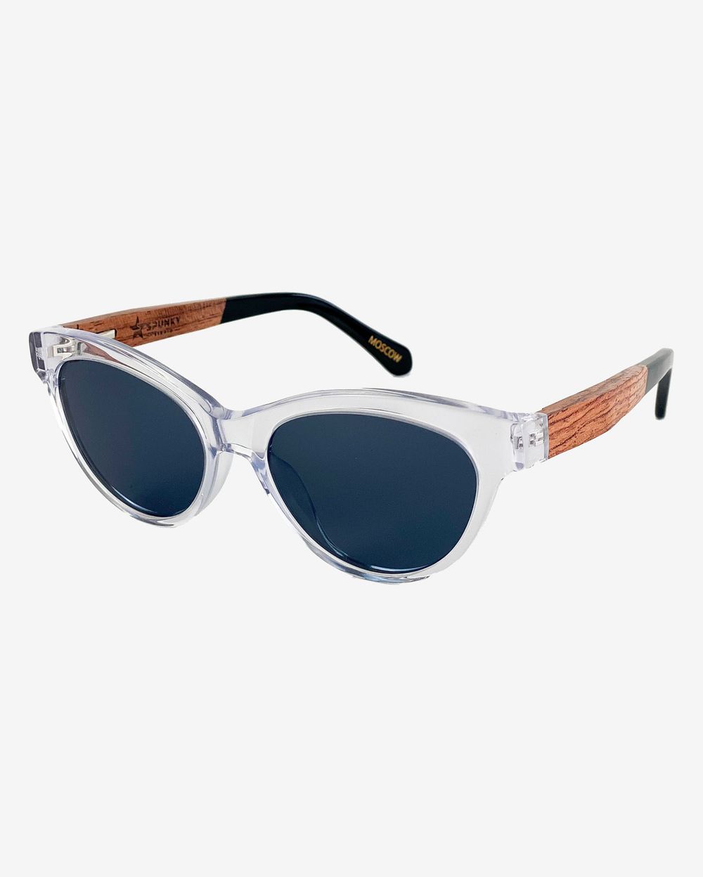 Очки солнцезащитные Spunky COCO 5 Crystal / Dark grey lens