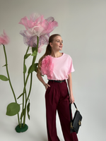 Брюки Office винный