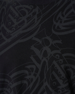 VIVIENNE WESTWOOD RED LABEL ФУТБОЛКА ЧЕРНАЯ С УЗОРОМ LOGO