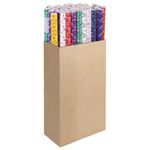 Бумага упаковочная "Funny Notes", 70x100 см, 10 дизайнов ассорти, ЗОЛОТАЯ СКАЗКА, 591919, 1шт