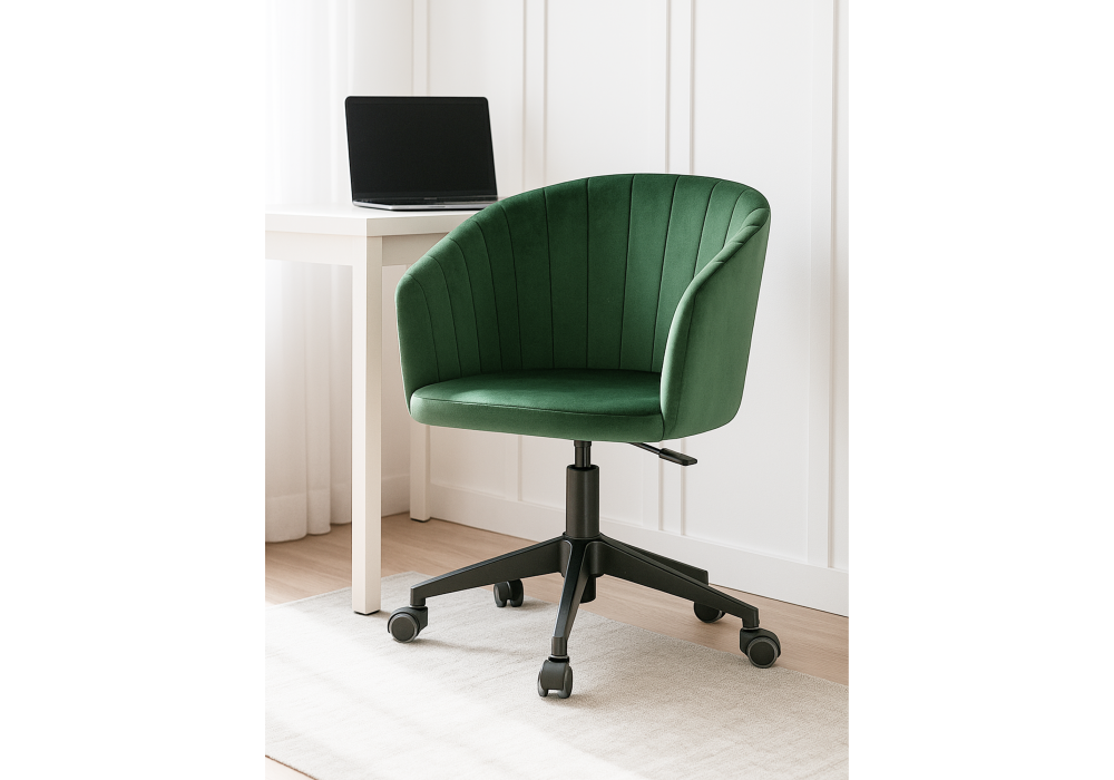 Офисное кресло Woodville Тибо изумрудный