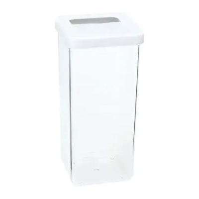 Емкость для сыпучих продуктов СТЕП 1,4л 10х21см Белый