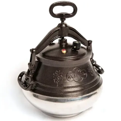 Афганский казан скороварка 8 л. двухцветный