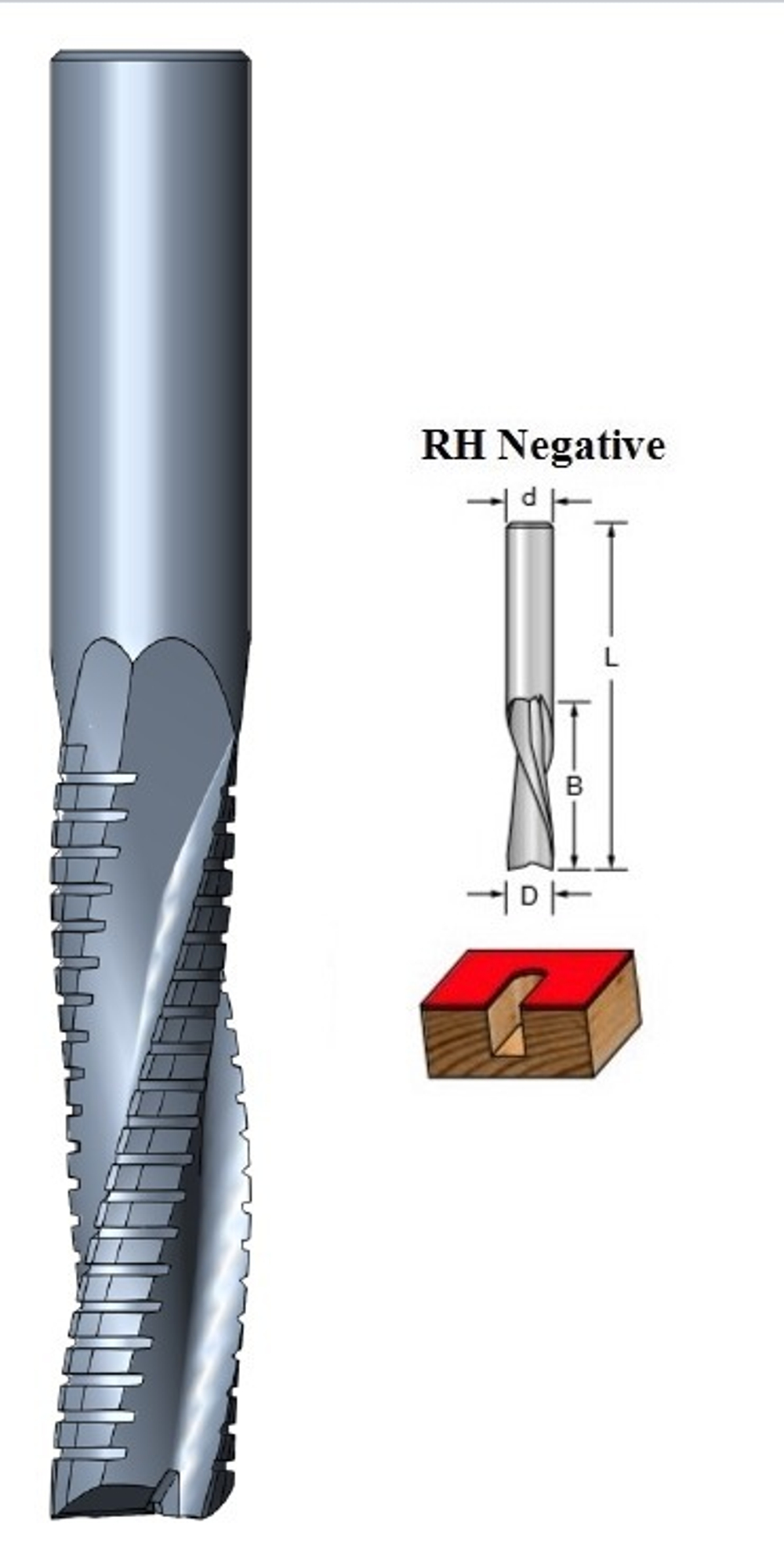 HM спиральная фреза D.10x42x100 Z=3 RH negative SÄGEDOKTOR