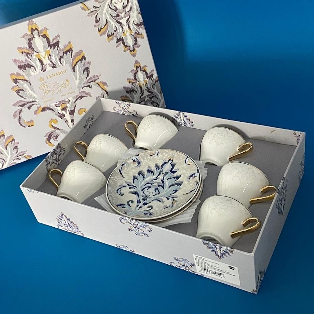 Lenardi 118-173 Чайный набор 12пр. 230мл в под.уп.(х4)Фарфор