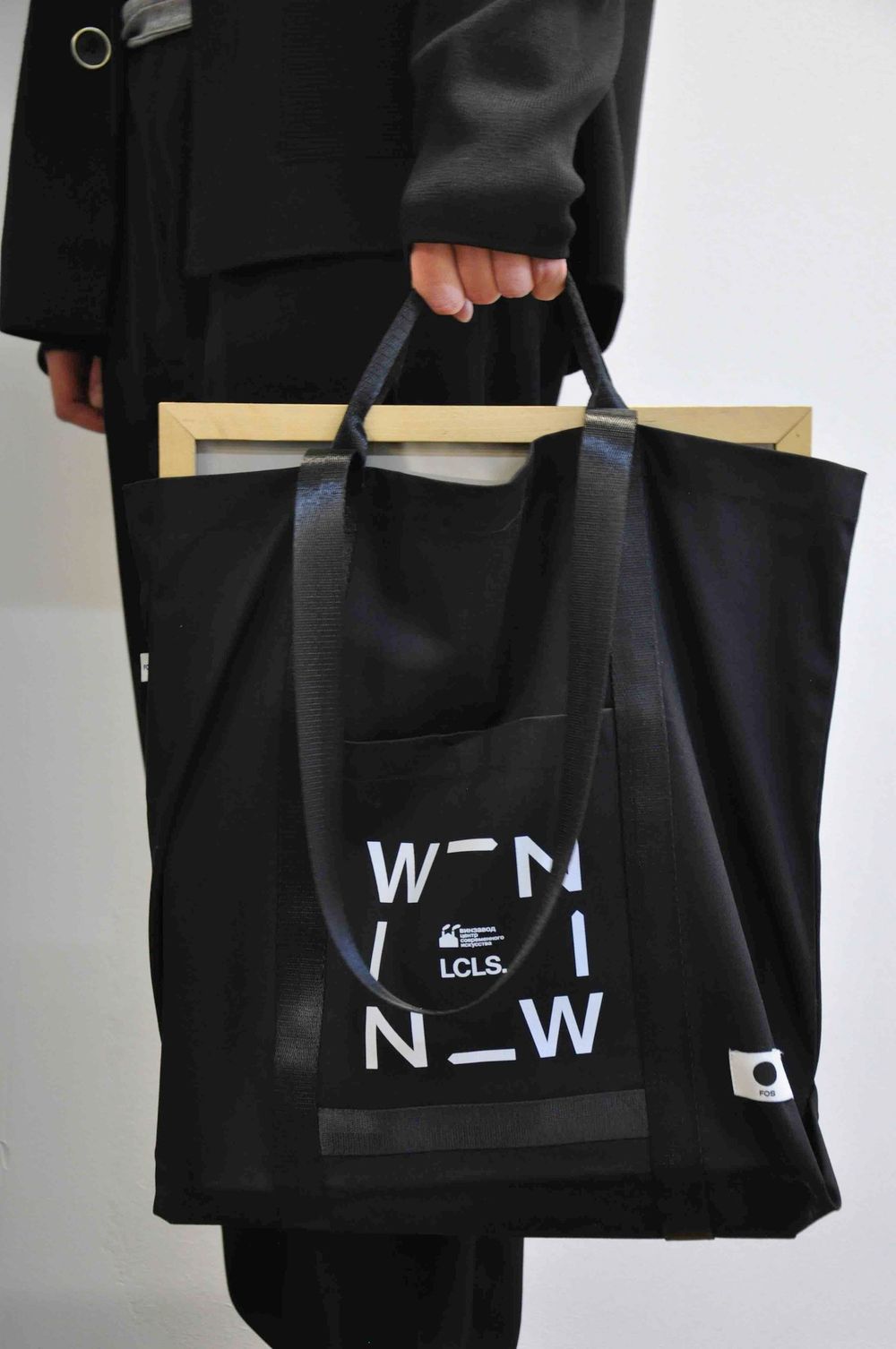 Шоппер FOS x LCLS x Winzavod Win-Win черный