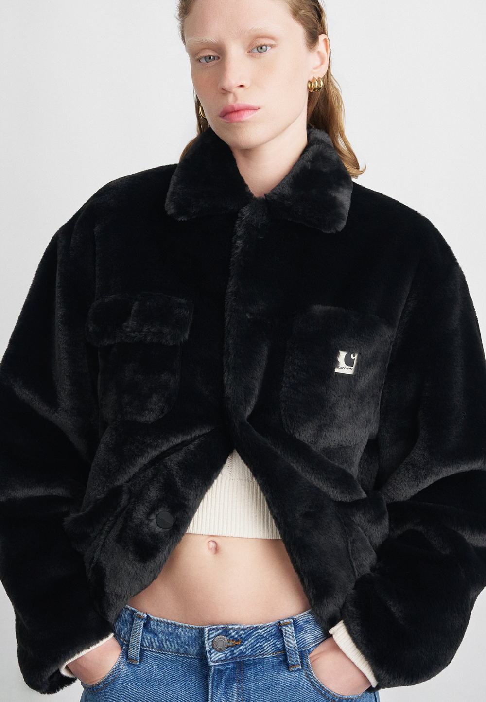 Carhartt WIP OLNEY MICHIGAN - Зимняя куртка - Чёрный