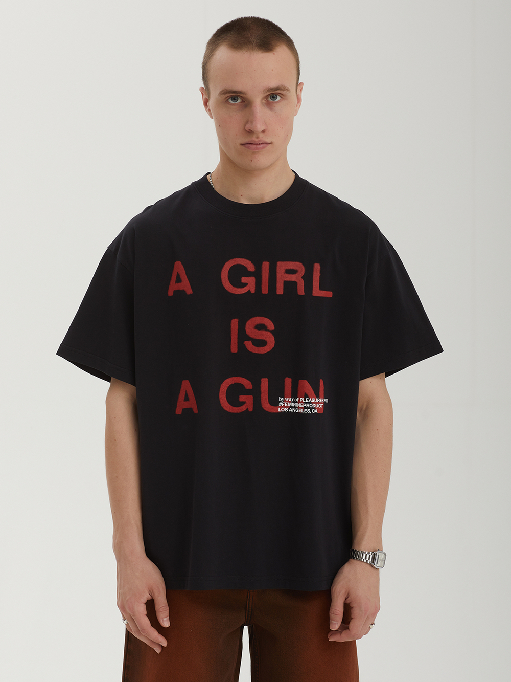 Мужская Футболка Girl Is A Gun