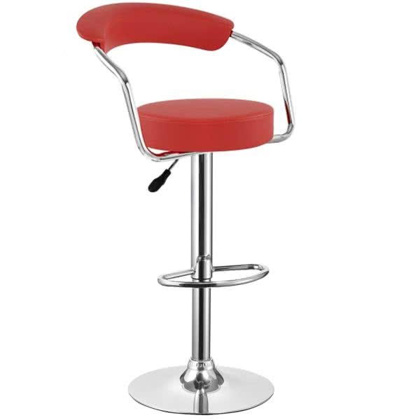 Стул барный  Rieti КРАСНЫЙ /ХРОМ