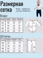 Костюм праздничный нарядный с бабочкой для малыша