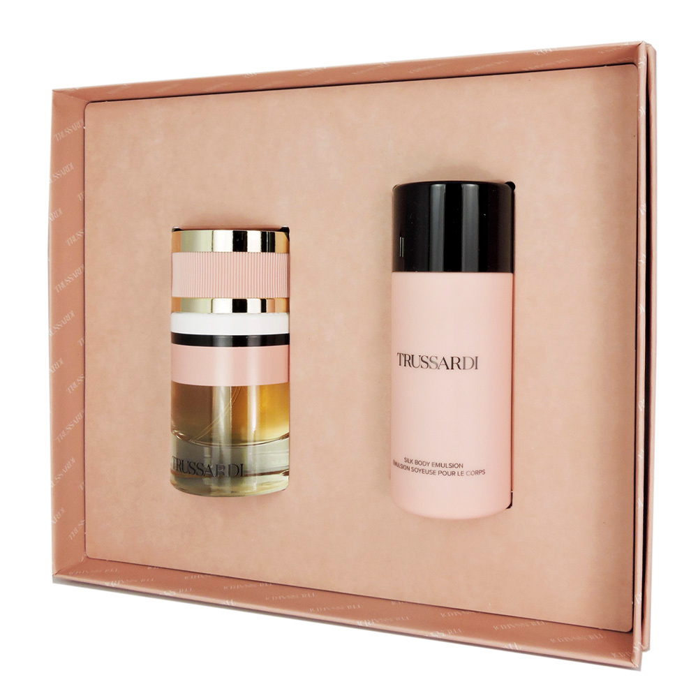 Trussardi Trussardi w set(edp 60 + silk body emulsion 125) — парфюмерный подарочный набор для женщин.