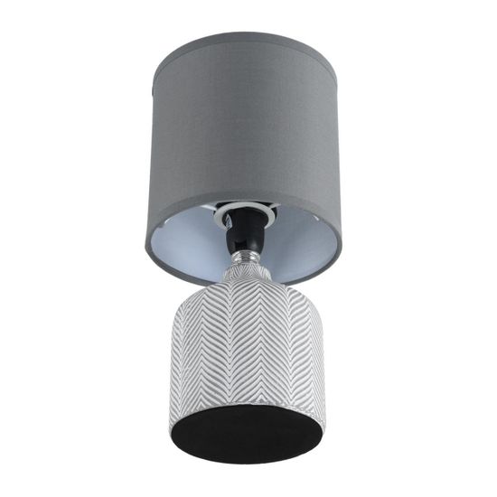 8176/1T COUNTY LN25 000 серый, керамика/текстиль Настольная лампа E14 1*40W 220V ININA