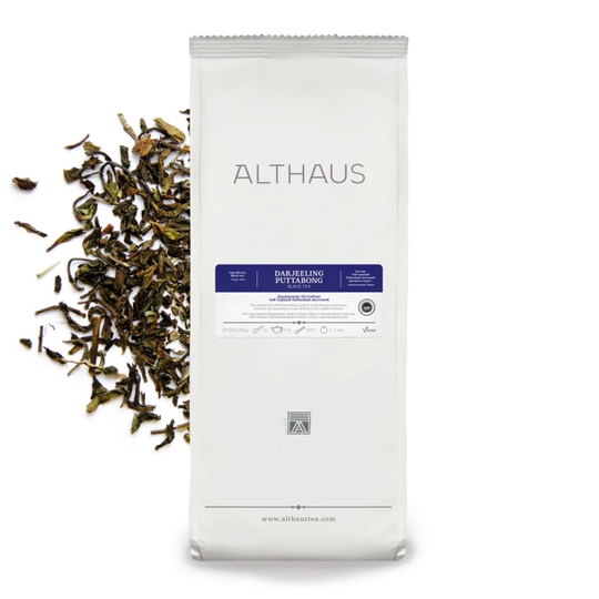 Чай черный листовой Althaus Darjeeling Puttabong First Flush/ Дарджилинг Путтабонг FTGFOP Первого Сбора 250гр