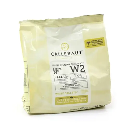 Шоколад белый Callebaut (28%), 400 г
