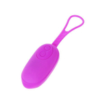 Фиолетовое виброяйцо с петлей Cedric - 13,8 см. (Цвет: фиолетовый)