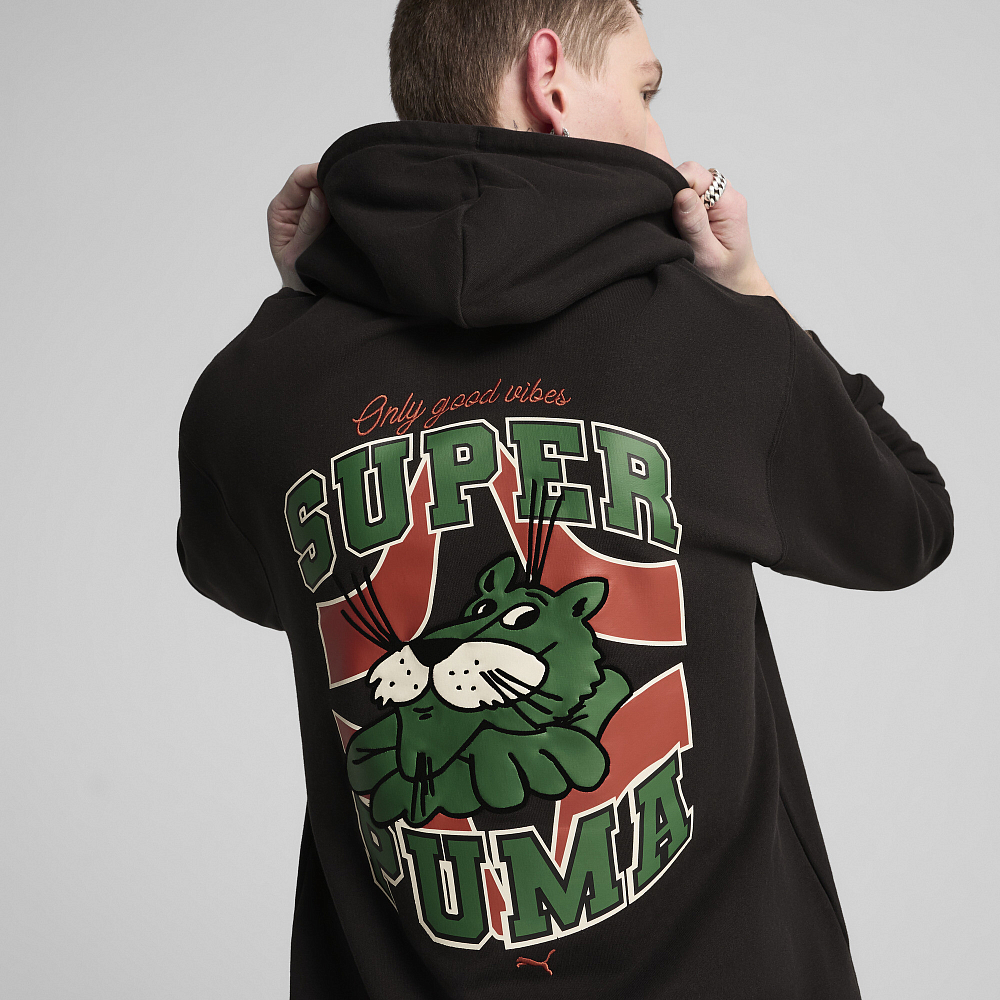 Мужская толстовка PUMA GRAPHICS Super Puma Hoodie