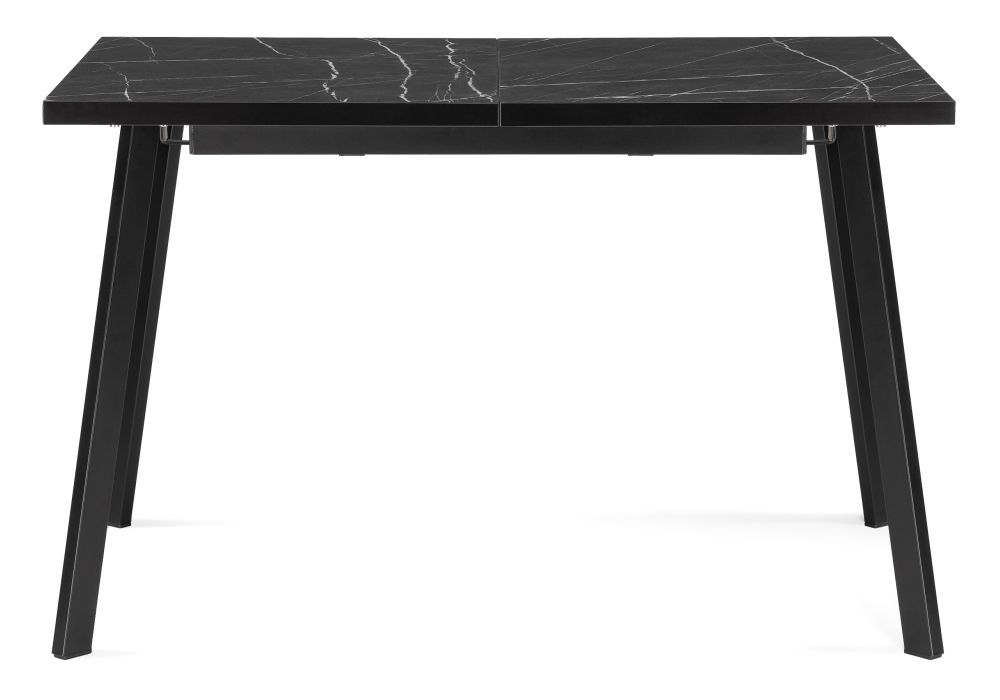 Стол Цефей 120(160)х75х75 файерстоун / черный матовый