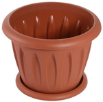 Горшок "Фелиция" 0,9л с поддоном (терракот)