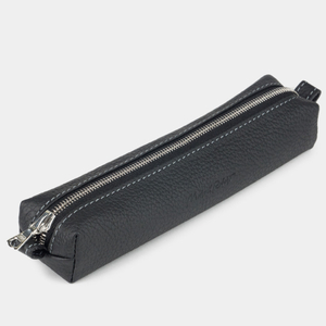 Пенал Cartouche из кожи теленка черного цвета