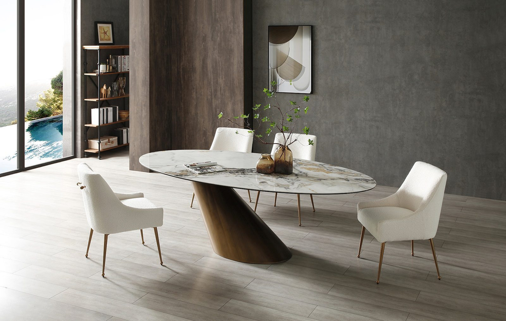 Стол DT9375FCI белая керамика