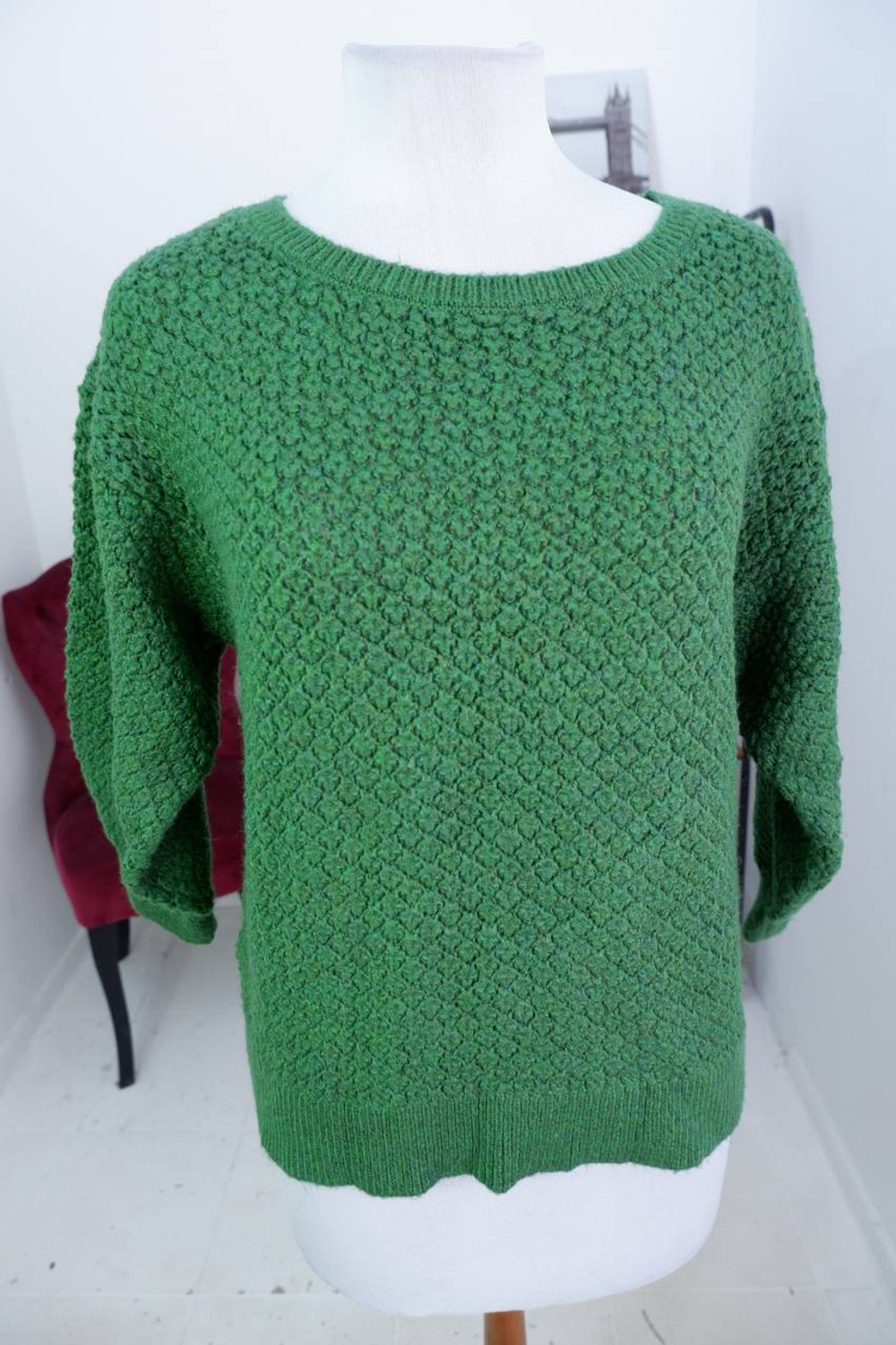 Джемпер Mango для модного образа, маркировка XS, визуально на 42 размер