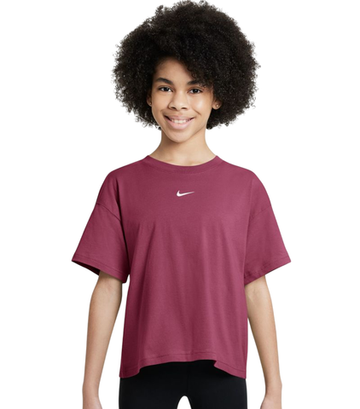 Футболка для мальчика теннисная Nike Kids Sportswear Essential - sweet beet