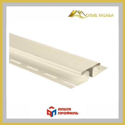 Планка соединительная  Альта профиль Т-18 Кремовый 3м