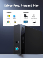 Корпус внешнего жесткого диска USB 3.0 SATA 3.5" UGREEN 50422