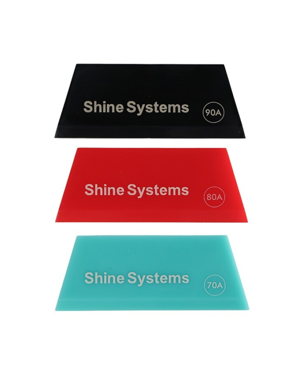 Shine Systems Сменные ракели 3 шт 5*12,5см