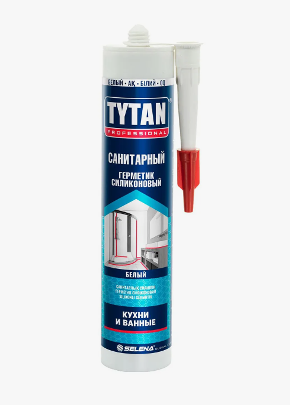 Герметик силиконовый санитарный Tytan Professional белый 280мл