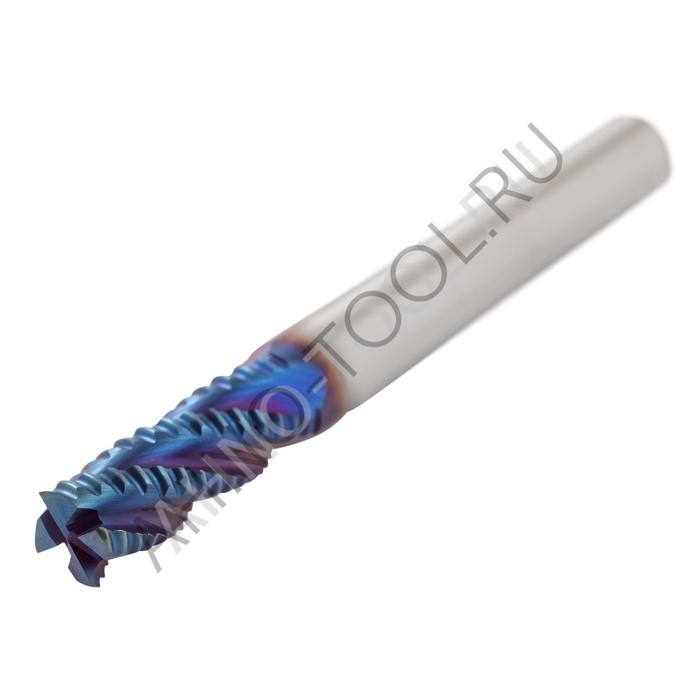 Фреза твердосплавная обдирочная  8мм (L=60, l=20, хв=8) Z4 30° по закаленной стали BRHM-4W-D8.0 HRC6