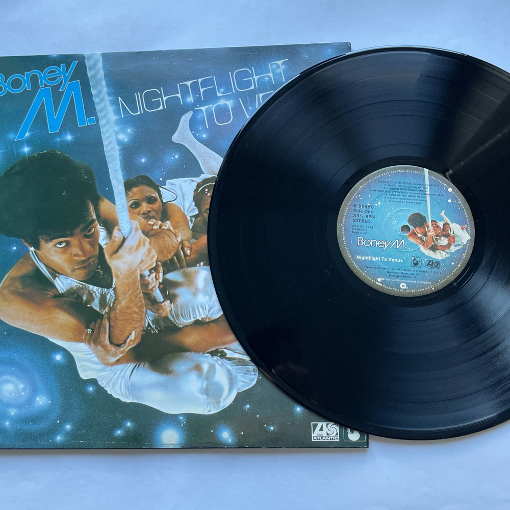 Винтажная виниловая пластинка LP Boney M. Nightflight To Venus (Англия 1978)